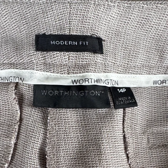 Worthington Tan Women's Trousers - Picture 3 of 4